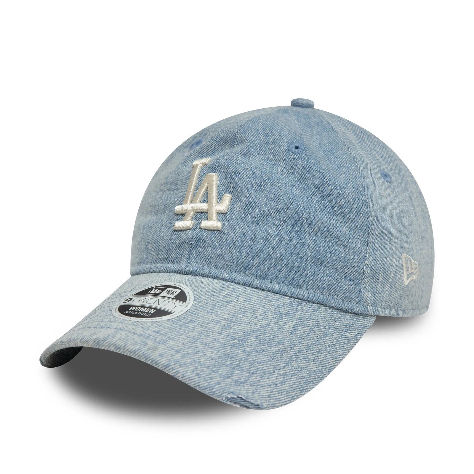 NEW ERA 9TWENTY WMNS MLB LOS ANGELES DODGERS ACID DENIM PASTEL BLUE CAP