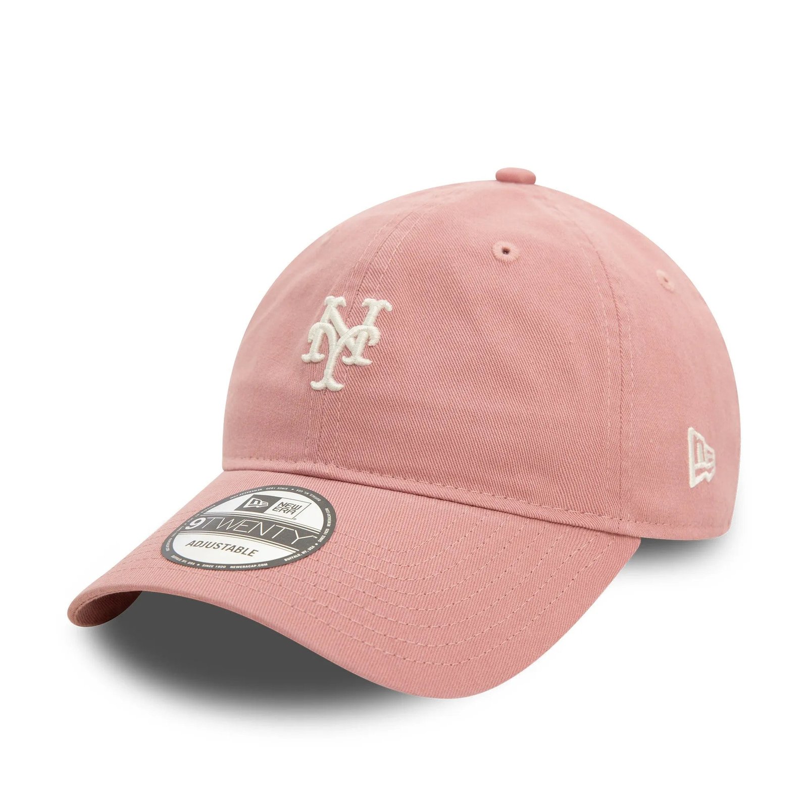 NEW ERA 9TWENTY MLB NEW YORK METS MINI WASHED DARK PINK CAP