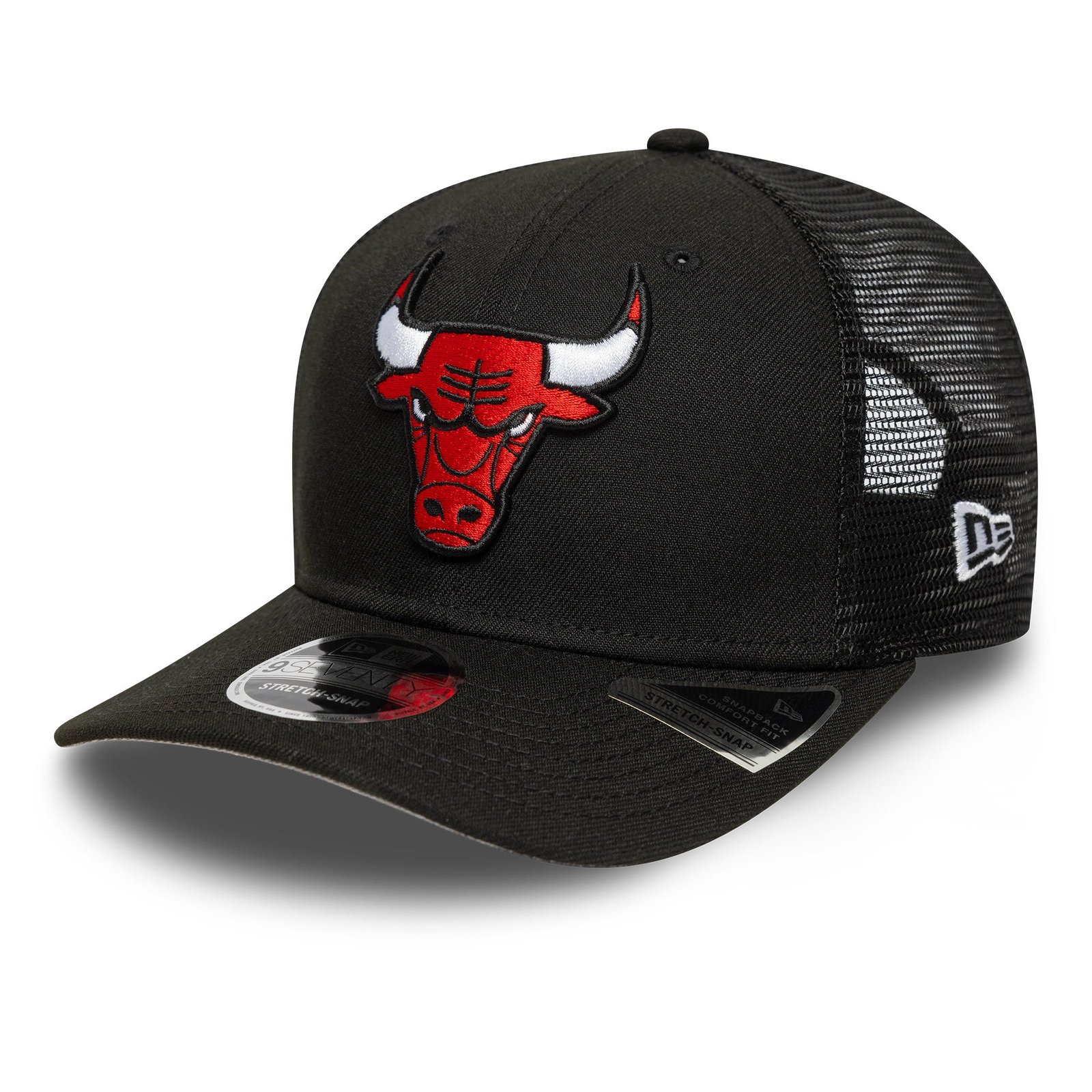 CHICAGO BULLS NBA CAP BLACK GRAY UV / NEW ERA 9SEVENTY