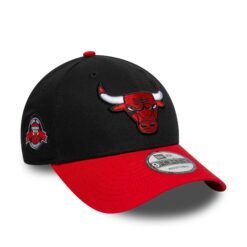 CHICAGO BULLS NBA CAP BLACK RED UV / NEW ERA 9FORTY