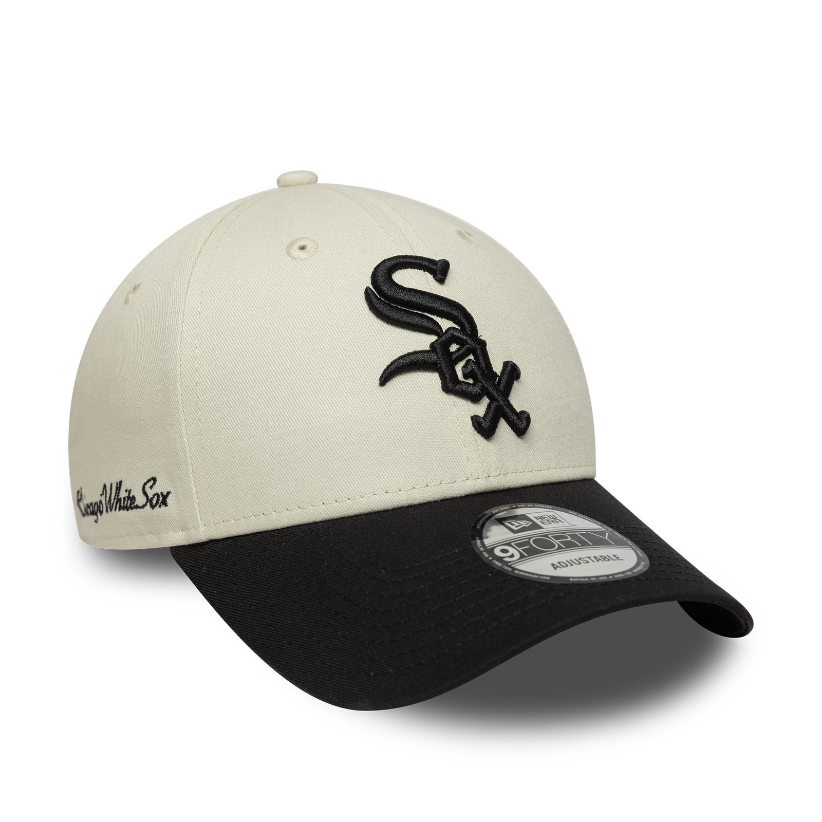 CHICAGO WHITE SOX MLB CAP BEIGE BLACK UV / NEW ERA 9FORTY