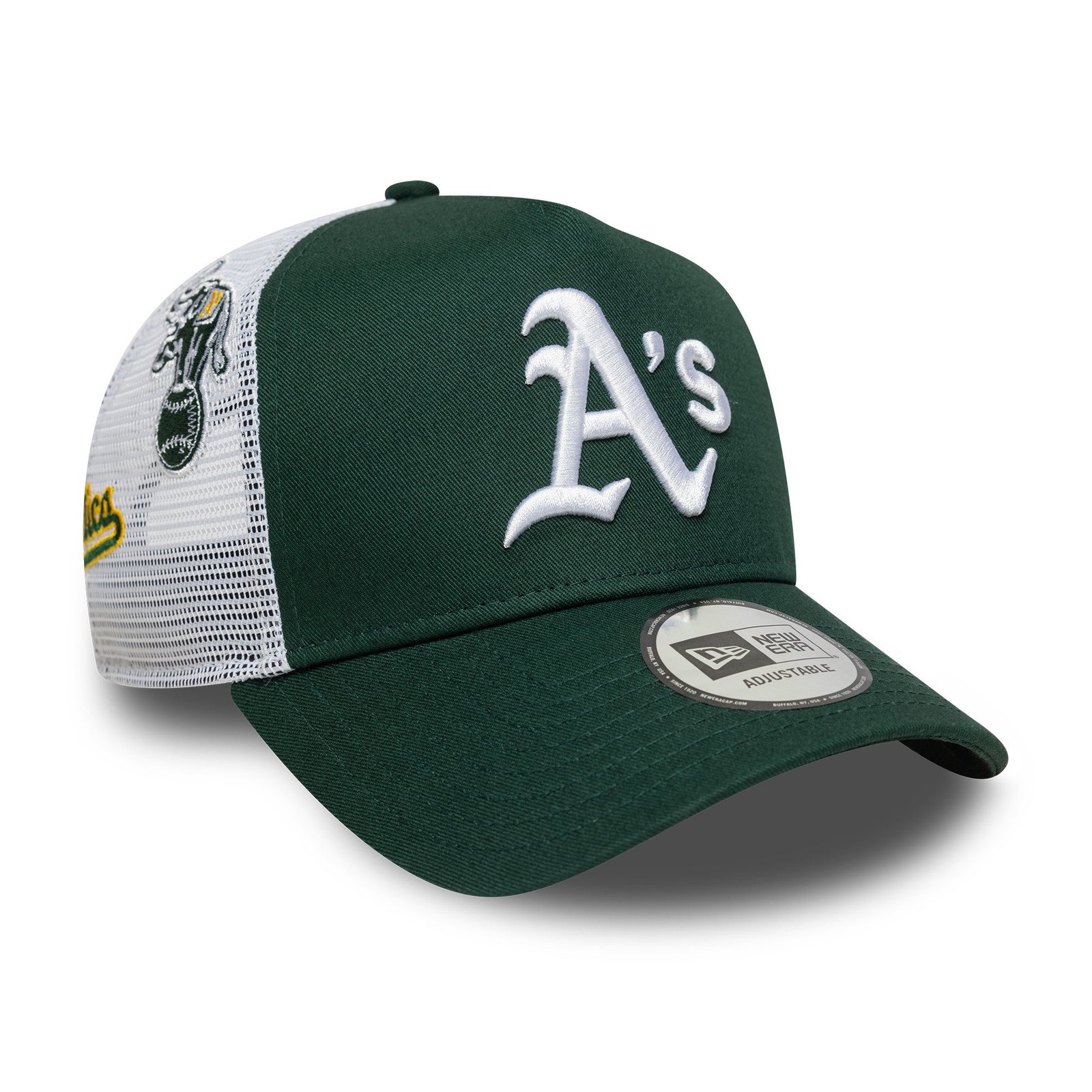 OAKLAND ATHLETICS MLB DARK GREEN / NEW ERA 9-FORTY A-FRAME TRUCKER