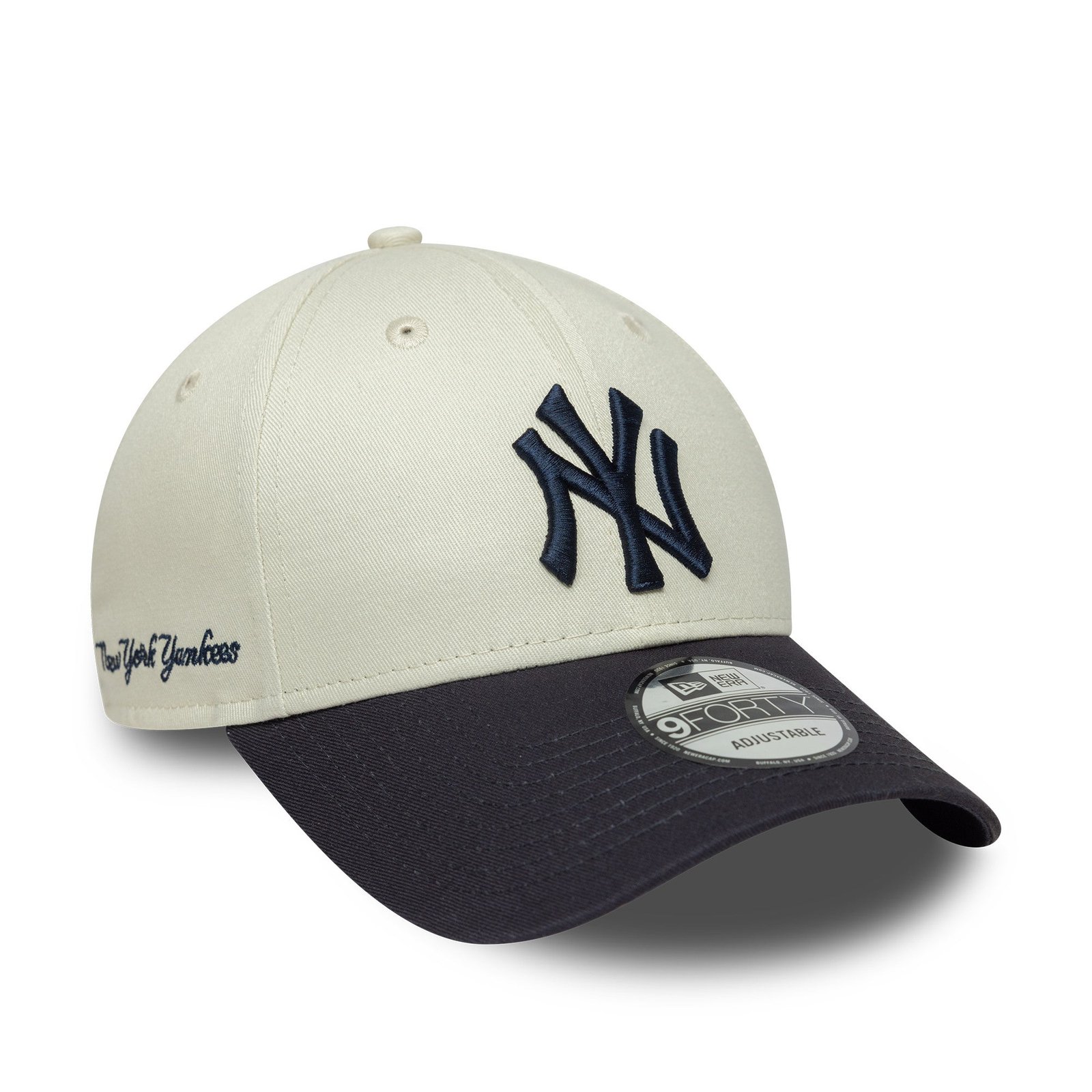 NEW YORK YANKEES MLB CAP BEIGE BLACK UV / NEW ERA 9FORTY