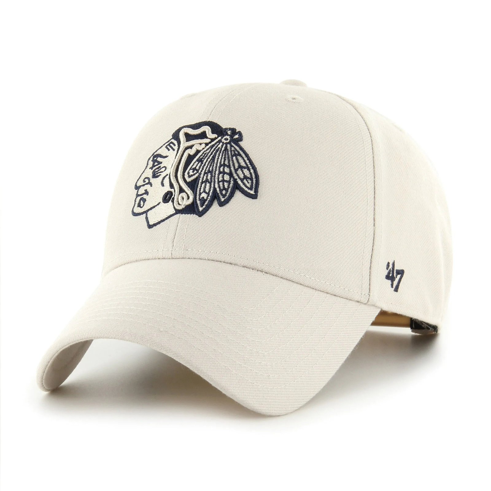 NHL CHICAGO BLACKHAWKS SNAPBACK '47 MVP BONE