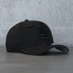 NEW ERA 9FORTY A-FRAME MLB LOS ANGELES DODGERS BLACK / GREY UV SNAPBACK