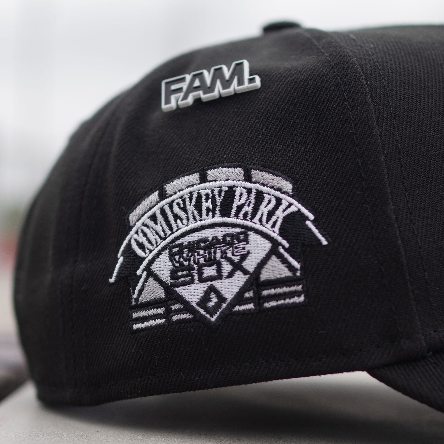 NEW ERA 9FORTY A-FRAME MLB CHICAGO WHITE SOX COMISKEY PARK BLACK / KELLY GREEN UV SNAPBACK - Image 3