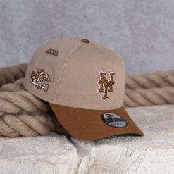 NEW ERA 9FORTY A-FRAME NEW YORK METS WORLD SERIES 1986 TWO TONE / KELLY GREEN UV SNAPBACK