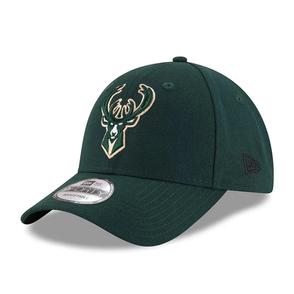 NEW ERA 9FORTY THE LEAGUE NBA MILWAUKEE BUCKS GREEN CAP