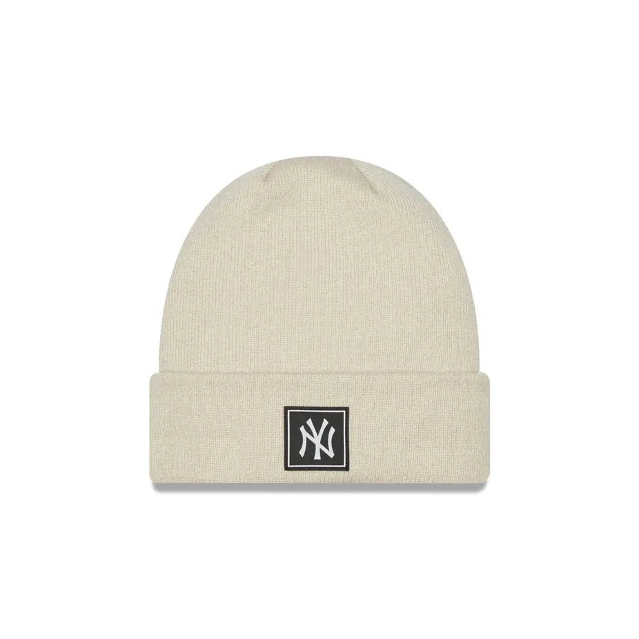NEW ERA NEW YORK YANKEES BEANIE STONE KNIT