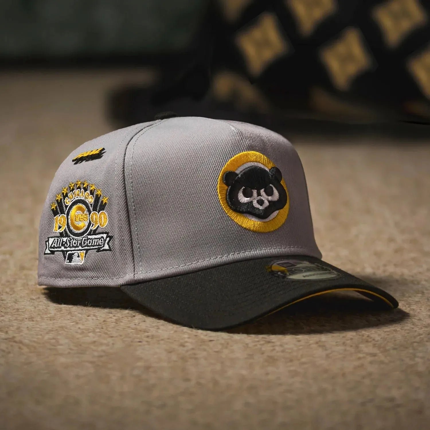 NEW ERA 9FORTY CHICAGO CUBS ALL STAR GAME 1990 TWO TONE / YELLOW UV