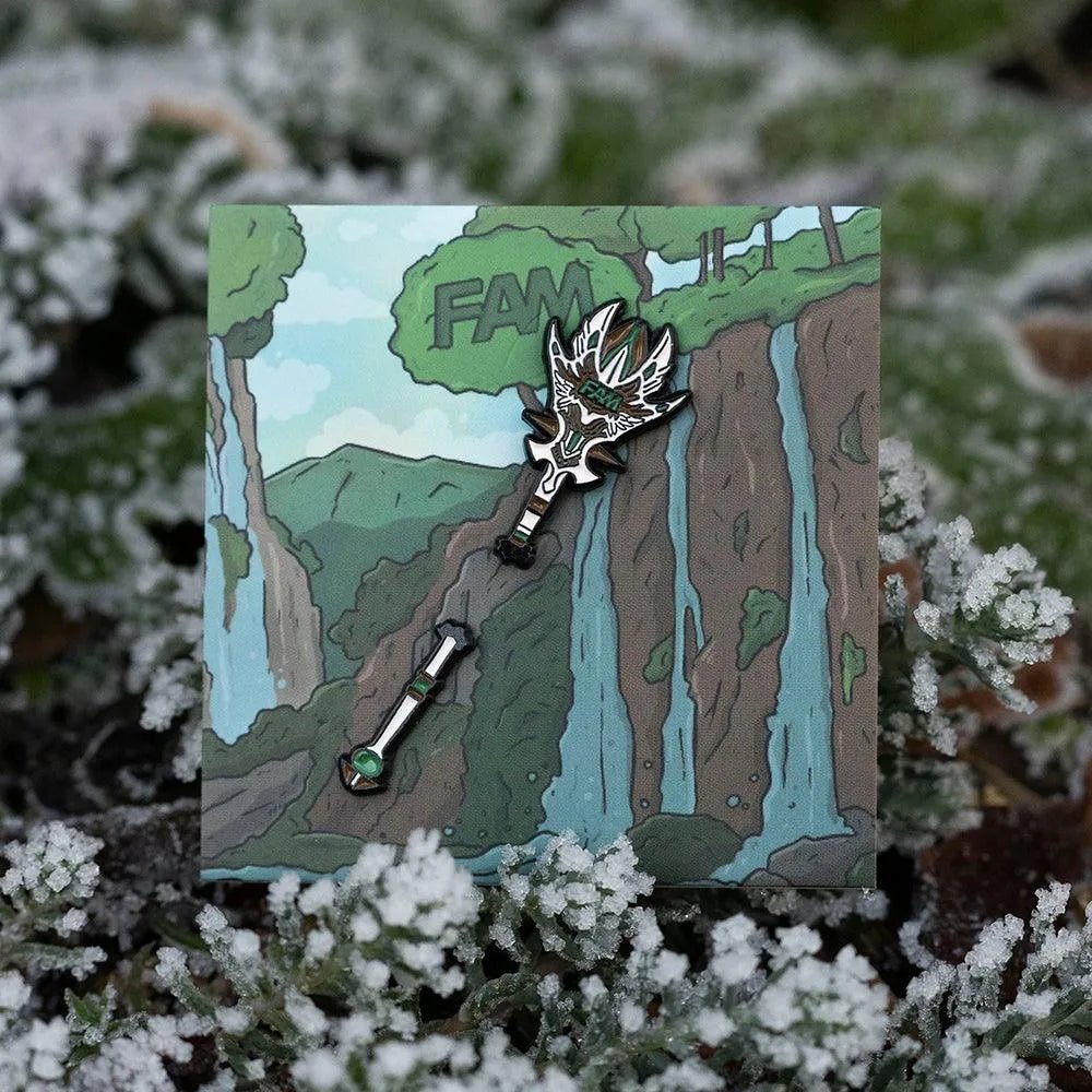 EXCLUSIVE FAM BROKEN STAFF PIN ELF COLLECTION