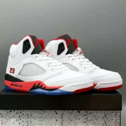 AJ 5 Fire Red 2025 Shoes Sneakers - nk0003962 - Dopekicksworld
