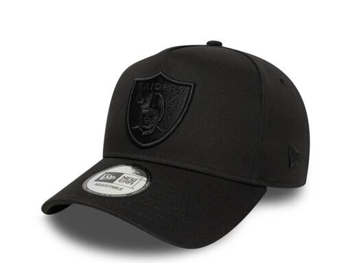New Era Las Vegas Raiders NFL Essential Black 9Forty A Frame Snapback Hat