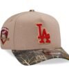 New Era Los Angeles Dodgers 50th Anniversary Camel Realtree Edition 9Forty A Frame Snapback Hat