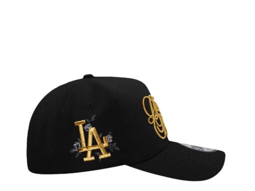 New Era Los Angeles Dodgers Black Gold Prime Edition 9Forty A Frame Snapback Hat