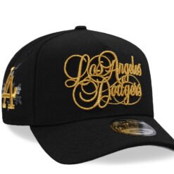 New Era Los Angeles Dodgers Black Gold Prime Edition 9Forty A Frame Snapback Hat