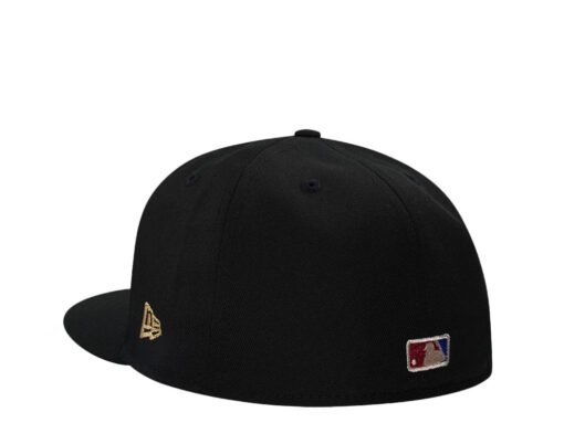 New Era Los Angeles Dodgers Black Metallic Letters Edition 59Fifty Fitted Hat