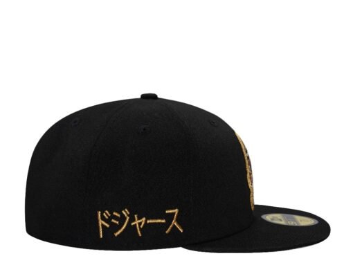 New Era Los Angeles Dodgers Metallic Skull Black Prime Edition 59Fifty Fitted Hat