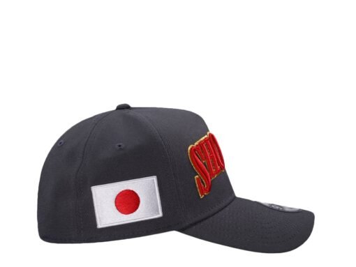 New Era Los Angeles Dodgers Sho Time Japan Gray Prime Edition 9Forty A Frame Snapback Hat