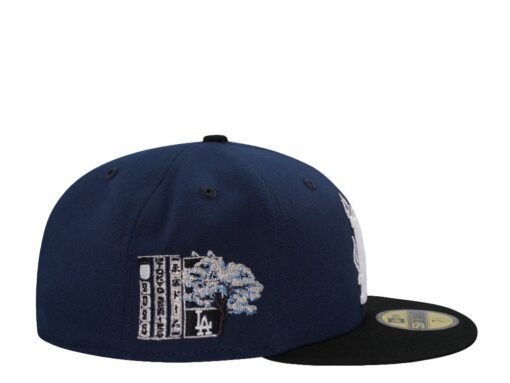 New Era Los Angeles Dodgers Tokyo Series 2025 Navy Flame Two Tone Edition 59Fifty Fitted Hat