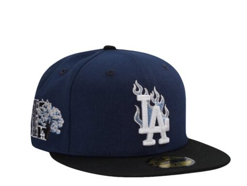 New Era Los Angeles Dodgers Tokyo Series 2025 Navy Flame Two Tone Edition 59Fifty Fitted Hat