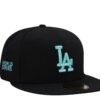 New Era Los Angeles Dodgers World Series 2024 Mint Detail Edition 59Fifty Fitted Hat
