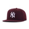 New York Yankees Maroon New Era 59Fifty Fitted