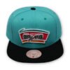 SAN ANTONIO SPURS (TEAL/BLK) MITCHELL & NESS SNAPBACK