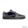 Travis Scott x AJ 1 Low Black Grey Shoes Sneaker - nk0004451 - Dopekicksworld